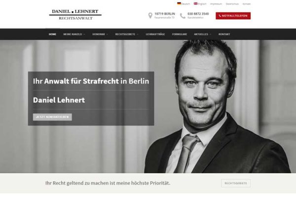 Rechtsanwalt Berlin Daniel Lehnert
